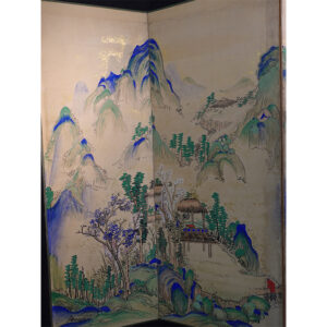 Landscape, Late Meiji Period Japanese Screen Pair - Image 10