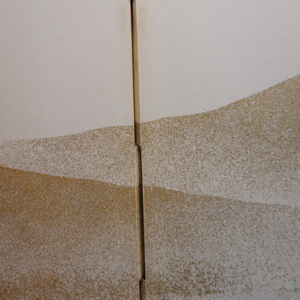 Gold Dust Landscape, Japanese Screen in 20th Century - Image 9