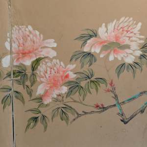 Peony Tree Branch, 1820-1830, Late Edo Period Japanese Screen - Image 2