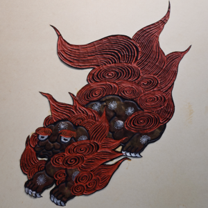 Lion Dog, Japanese Screen in 20th Century - Image 2