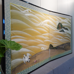 Bird in Waves, Japanese Screen in 20th Century - Image 2