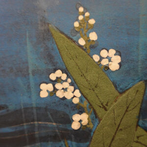 1930s Showa Period Japanese Screen, Birds and Flowers by A Stream - Image 17