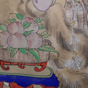 Late Edo Period Japanese Screen, Ladies at Tea Gathering - Image 16
