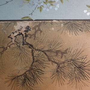 Late Edo Period Japanese Screen, Ladies at Tea Gathering - Image 24