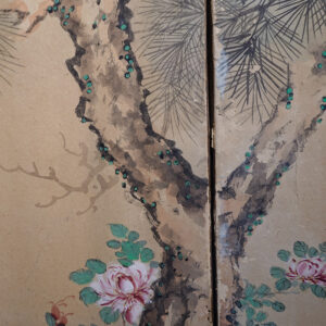 Late Edo Period Japanese Screen, Ladies at Tea Gathering - Image 26