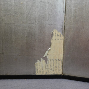 100 Years Old Japanese Screen, Pine Tree on Silver - Image 24