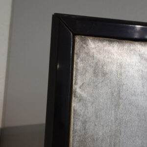 100 Years Old Japanese Screen, Pine Tree on Silver - Image 25