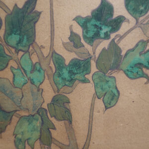 19th Century Japanese Screen, Peonies and Rock - Image 4