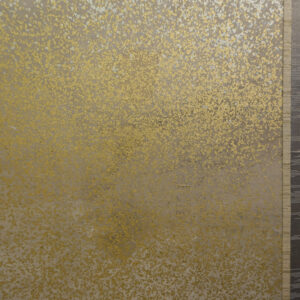 Late Edo 19th Century Japanese Screen, Birds Above Waves in the Gold Mist - Image 20