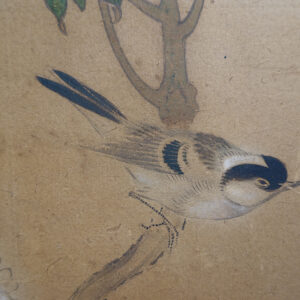 19th Century Japanese Screen, Peonies and Rock - Image 7