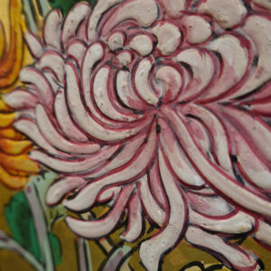 19th/20th Century Japanese Screen, Chrysanthemum Gilt Screen - Image 29