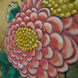 19th/20th Century Japanese Screen, Chrysanthemum Gilt Screen - Image 27