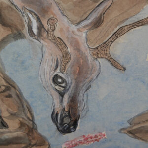 20th Century Japanese Screen, Deer in the Forest - Image 6