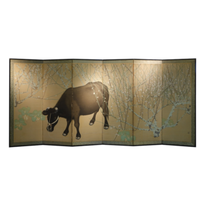 20th Century Japanese Screen, Spring Silk Screen
