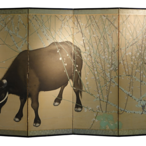 20th Century Japanese Screen, Spring Silk Screen - Image 2
