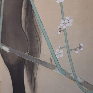 20th Century Japanese Screen, Spring Silk Screen - Image 8