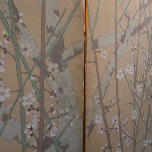20th Century Japanese Screen, Spring Silk Screen - Image 16