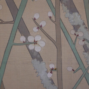 20th Century Japanese Screen, Spring Silk Screen - Image 17