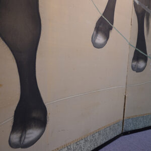 20th Century Japanese Screen, Spring Silk Screen - Image 9