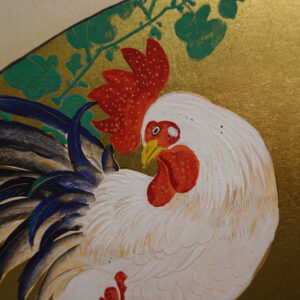 20th Century Japanese Screen, Birds and Flowers Scatted Fans Screen - Image 11