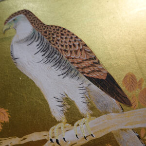 20th Century Japanese Screen, Birds and Flowers Scatted Fans Screen - Image 16