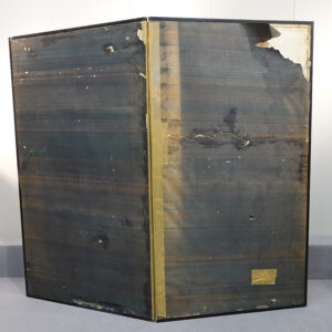 19th Century Japanese Screen, Crane Above Waves - Image 17