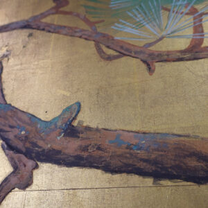 Meiji Era Japanese Gilt Screen, Forever Spring - Image 12
